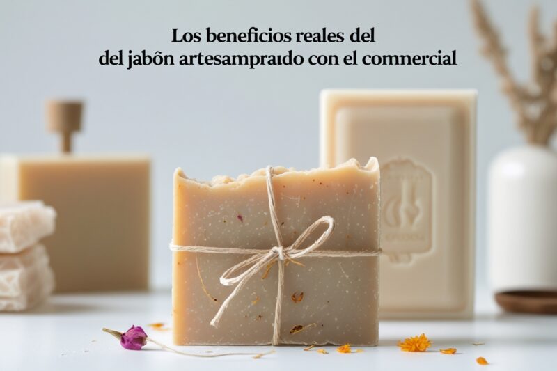 Los Beneficios Reales del Jabón Artesanal Comparado con el Comercial