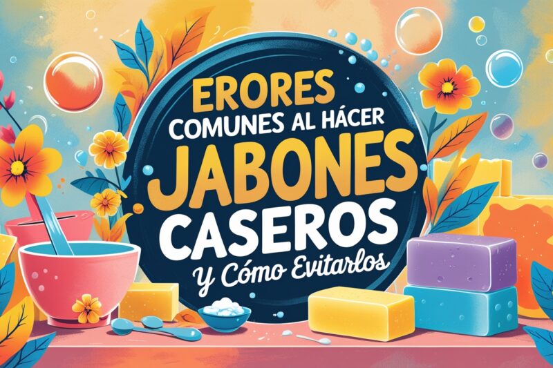 Errores Comunes al Hacer Jabones Caseros (Y Cómo Evitarlos)