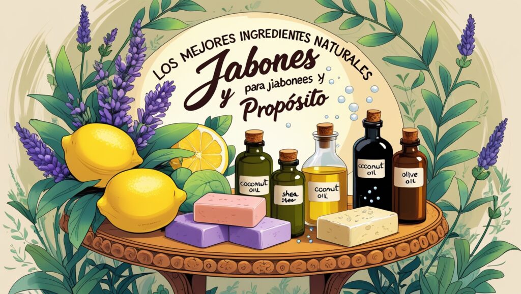 Los Mejores Ingredientes Naturales para Jabones y su Propósito