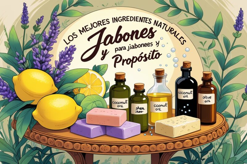 Los Mejores Ingredientes Naturales para Jabones y su Propósito