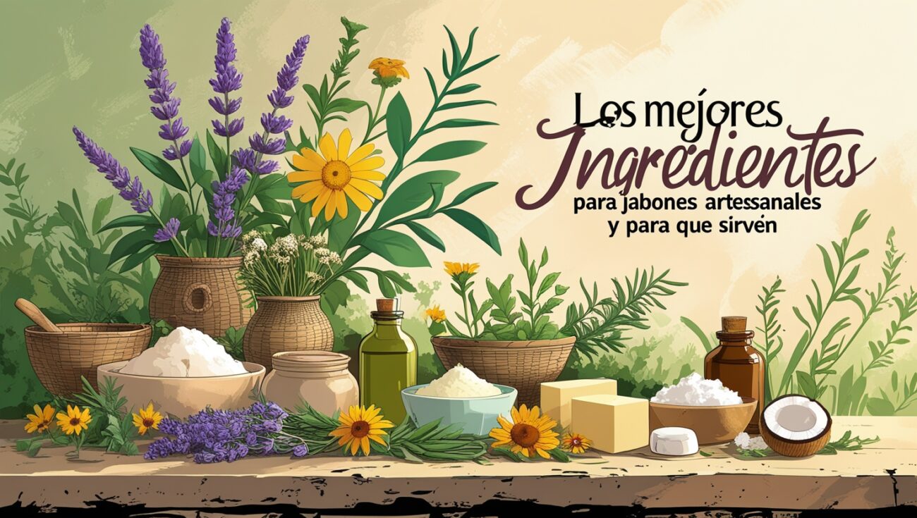 Los Mejores Ingredientes Naturales para Jabones Artesanales y Para Qué Sirven