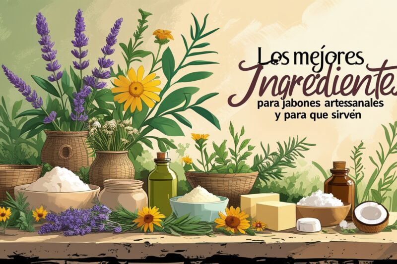 Los Mejores Ingredientes Naturales para Jabones Artesanales y Para Qué Sirven