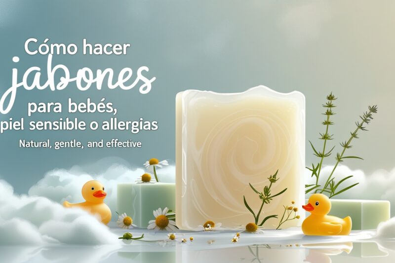 Cómo Hacer Jabones para Bebés, Piel Sensible o Alergias