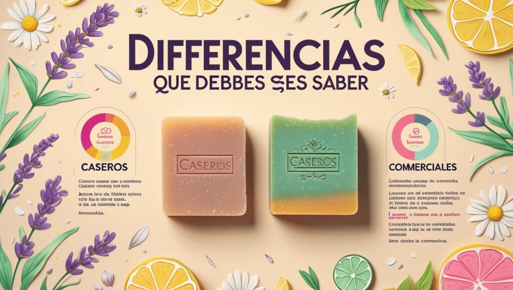 Jabones Caseros vs Comerciales: Diferencias que Debes Saber
