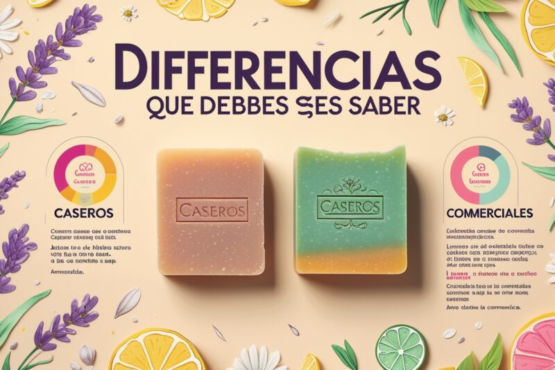 Jabones Caseros vs Comerciales: Diferencias que Debes Saber