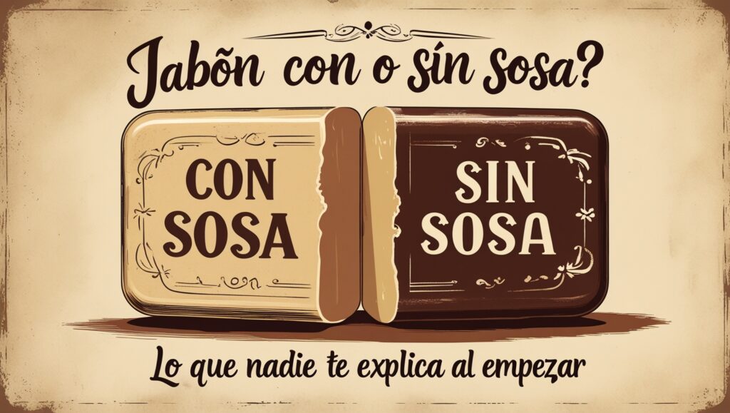 Jabón con o sin sosa? Lo que Nadie te Explica al Empezar