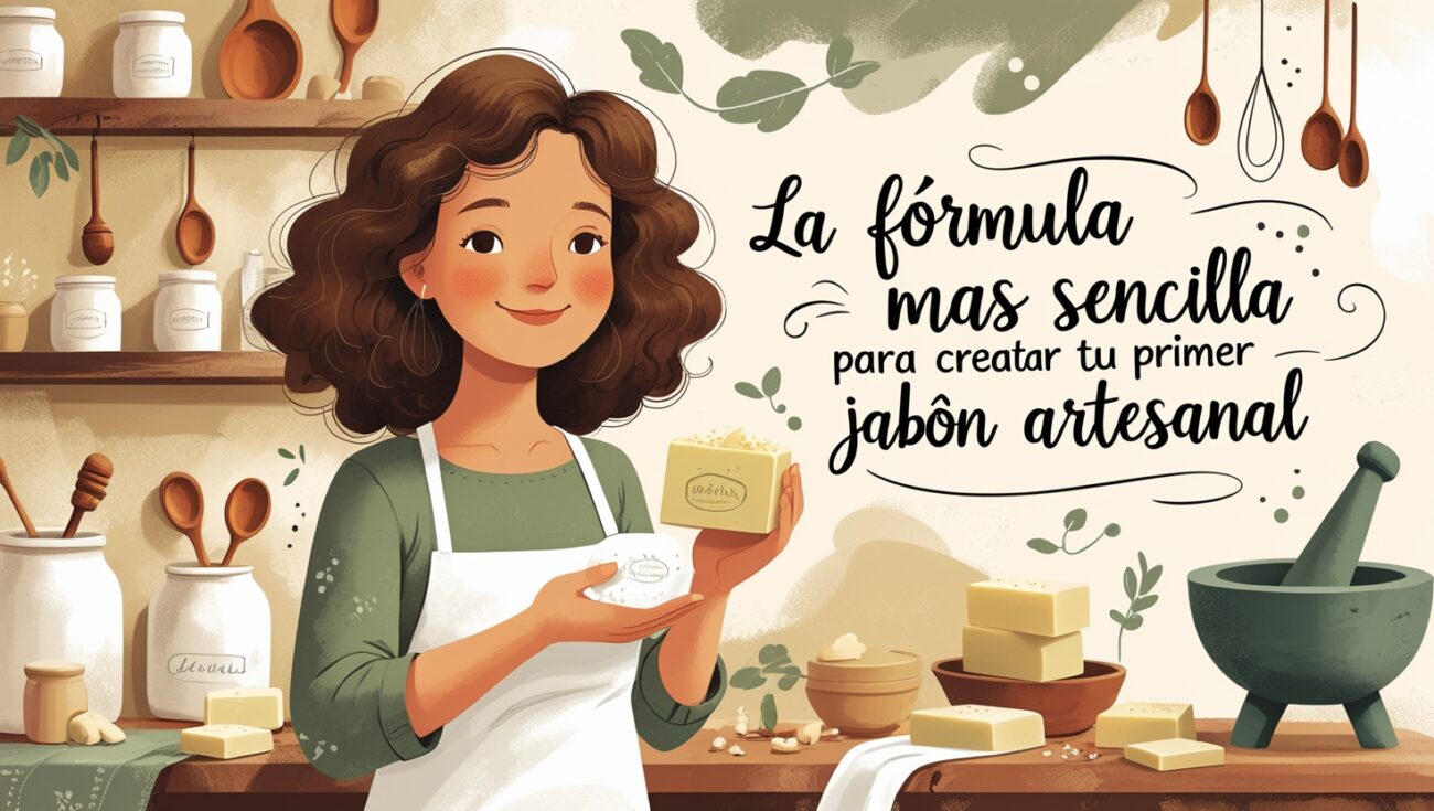 La Fórmula Más Sencilla para Crear tu Primer Jabón Artesanal