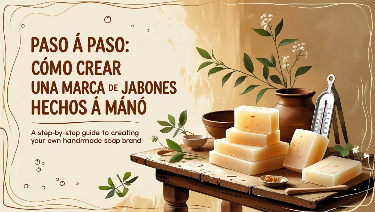 Paso a Paso: Cómo Crear una Marca de Jabones Hechos a Mano