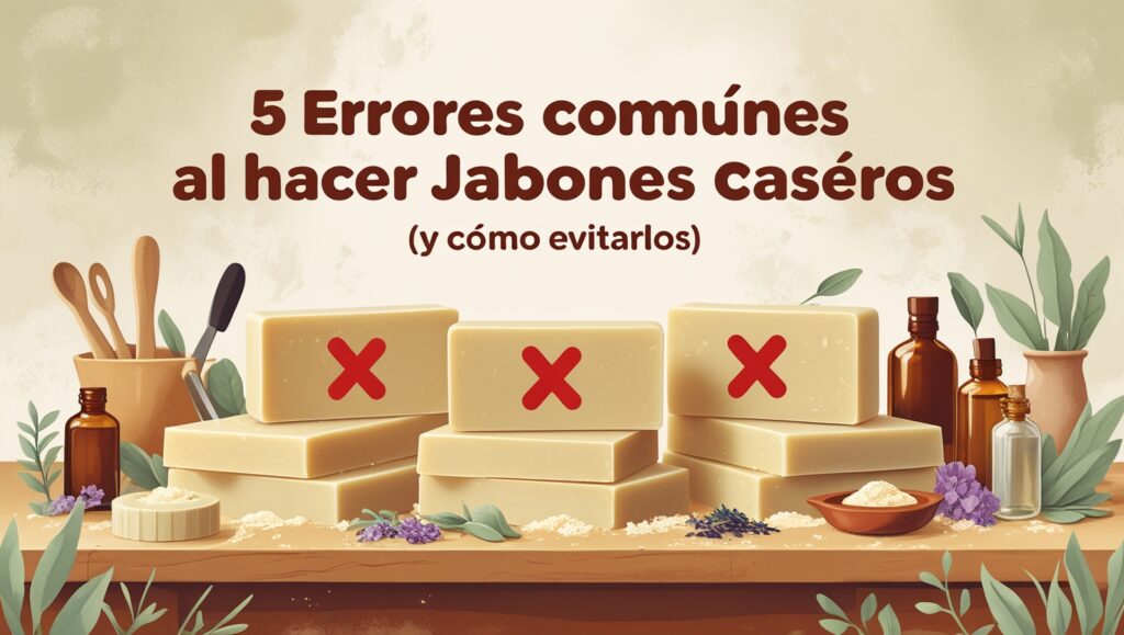 5 Errores Comunes al Hacer Jabones Caseros (Y Cómo Evitarlos)