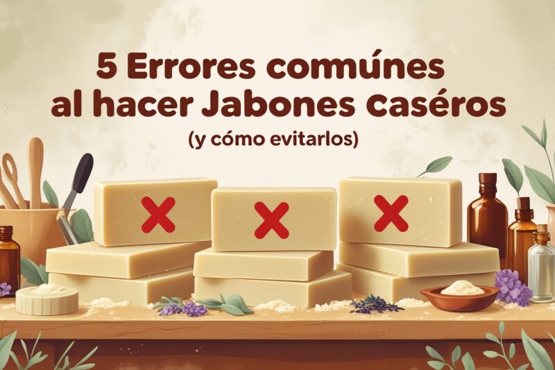 5 Errores Comunes al Hacer Jabones Caseros (Y Cómo Evitarlos)